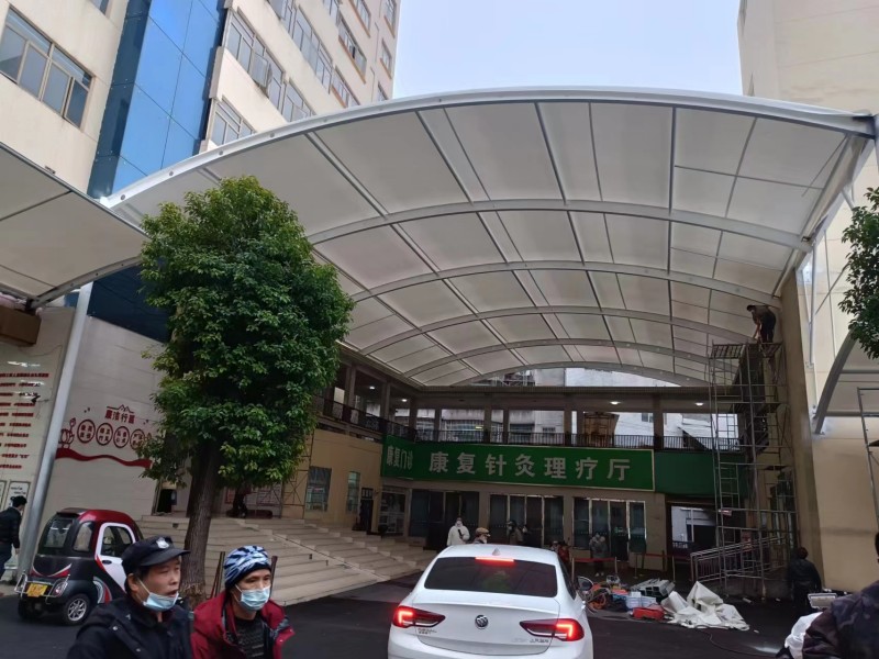 小区电动车膜结构车棚定制，2026正规仙居县膜结构厂家推荐-1